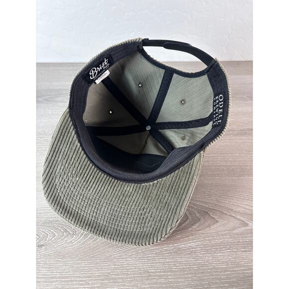 Odell Brewing Company Green Corduroy Logo Patch Men's Snapback Hat- EUC - Picture 5 of 7